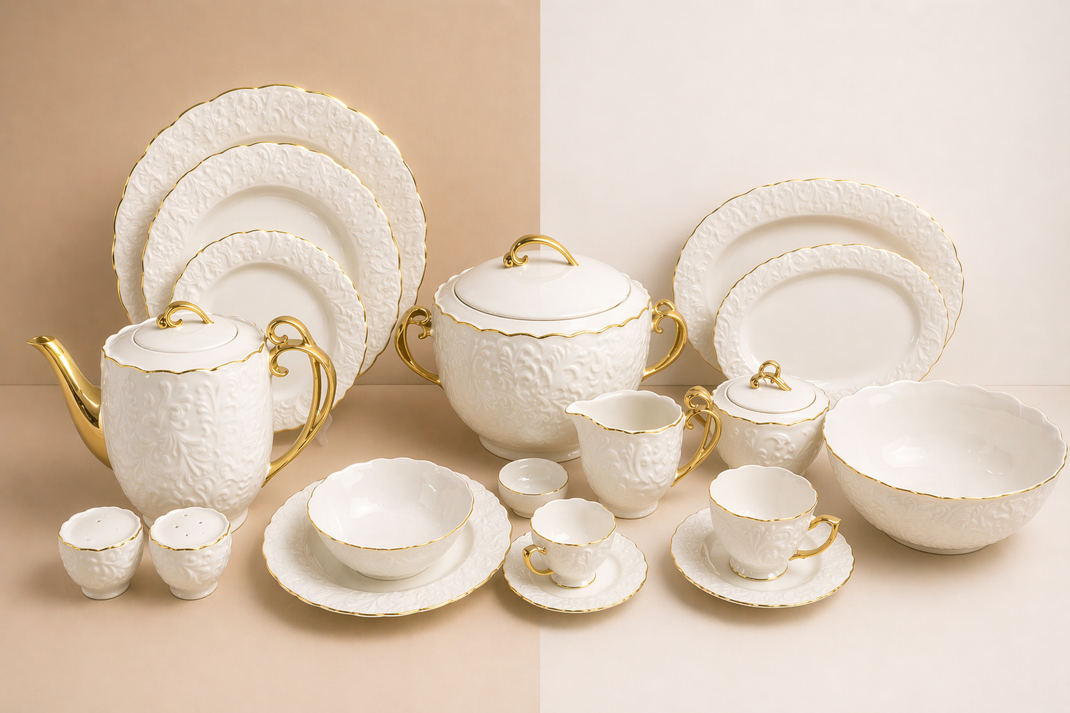 Royal collection أطقم صيني بورسلين