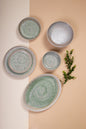 Ice Green Porcelain Dinner Set – 26 Pieces - طقم عشاء بورسلين ٢٦ قطعه من فتحي محمود