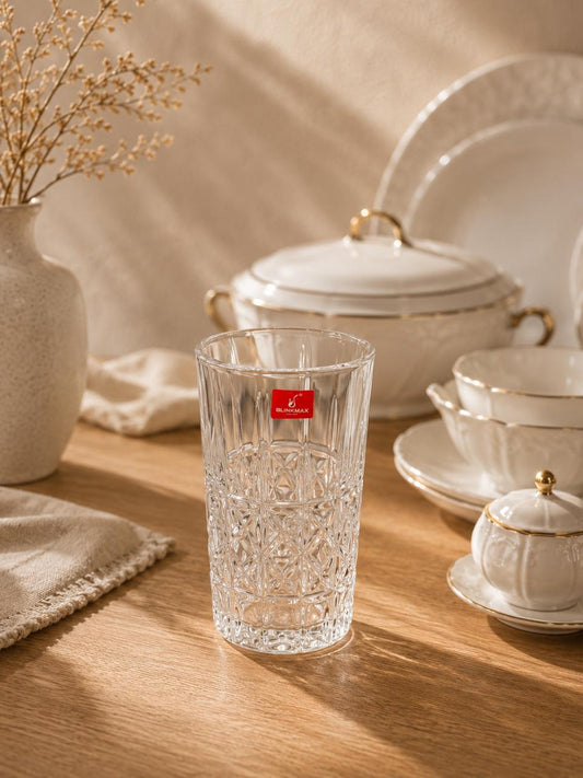Glass ware - طقم أكواب زجاج 6 قطع