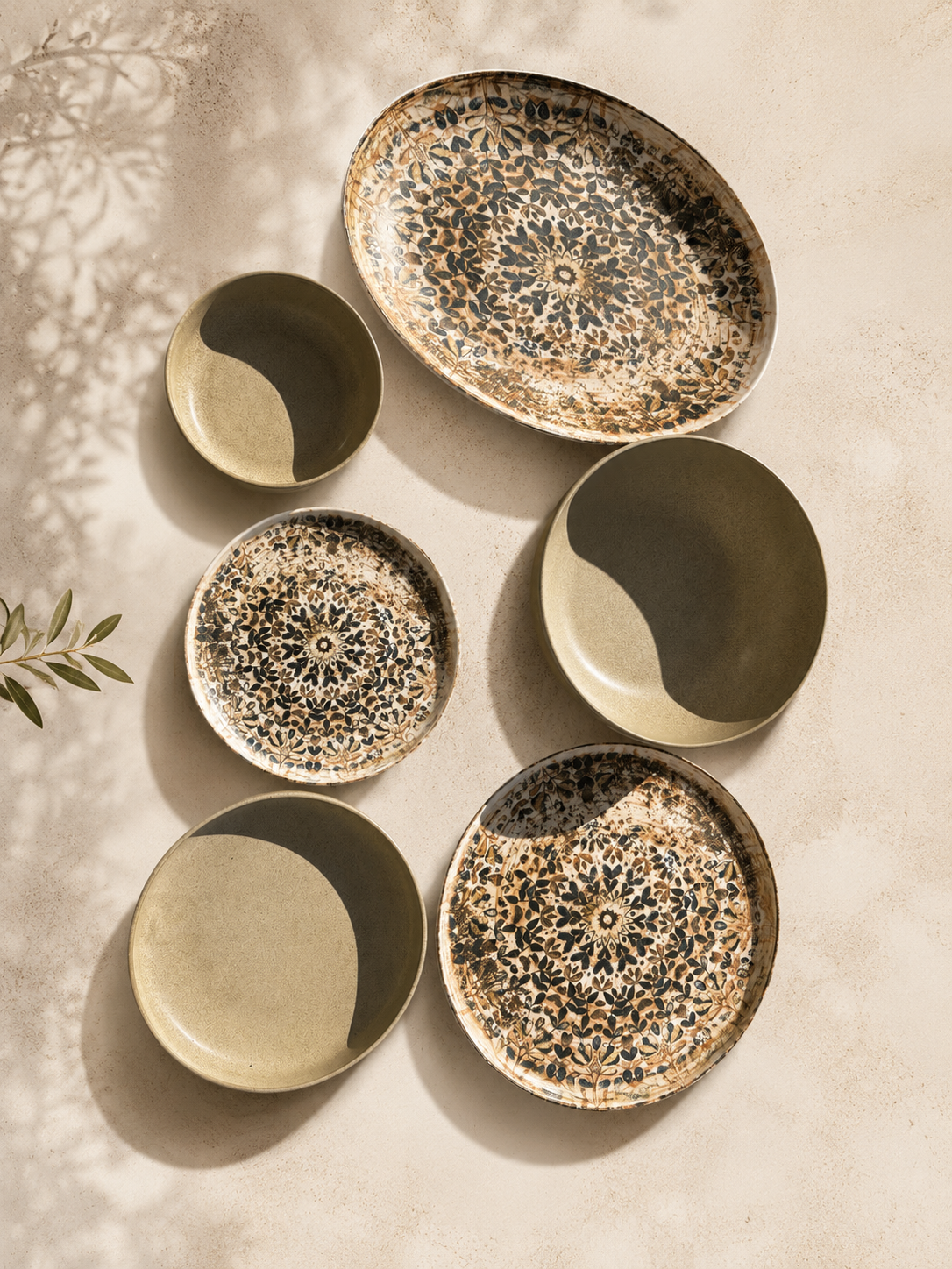 Terebianco Porcelain Dinner Set – 26 Pieces - طقم عشاء بورسلين ٢٦ قطعه من فتحي محمود