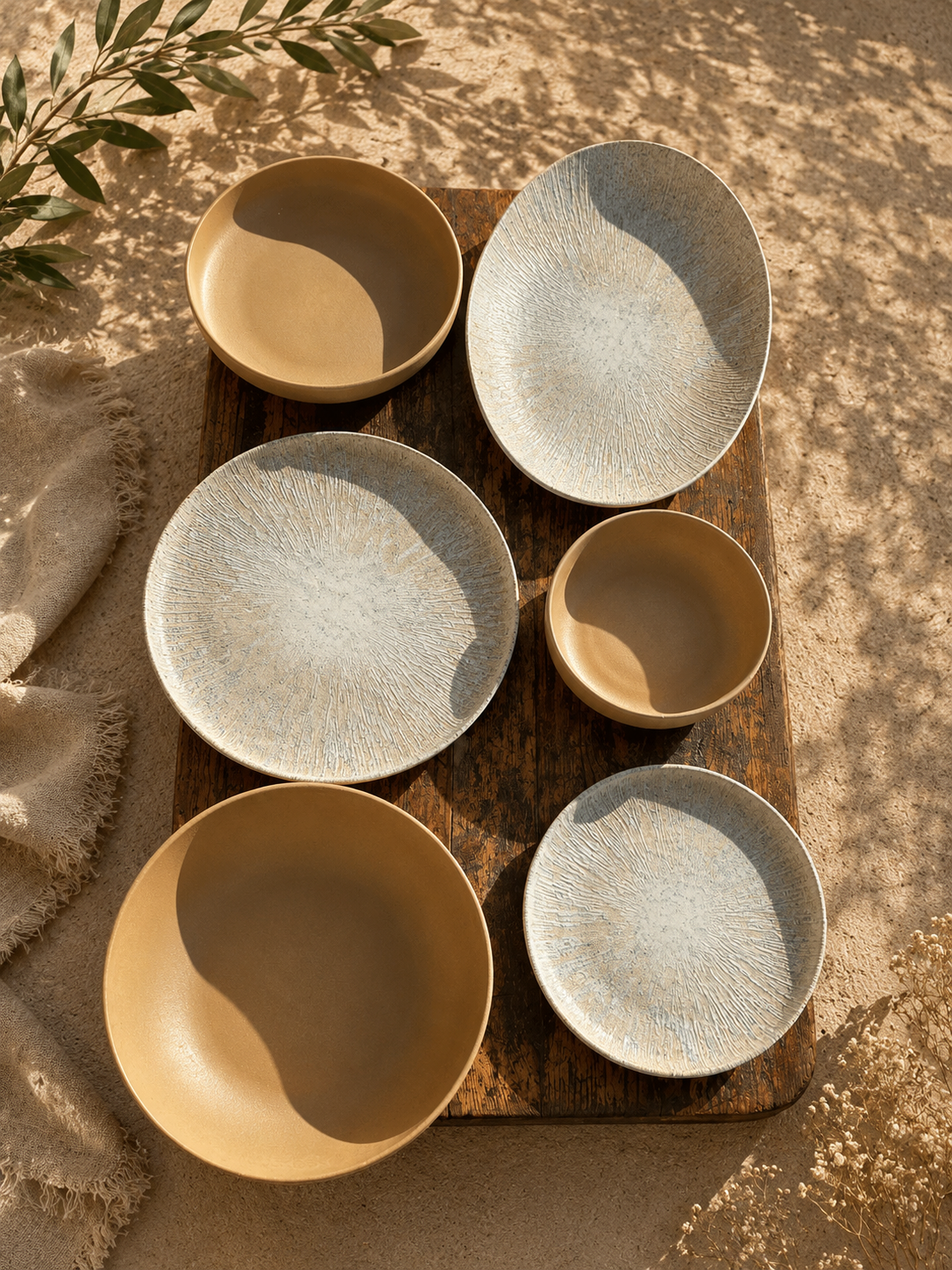 Mix cafe new Porcelain Dinner Set – 26 Pieces - طقم عشاء بورسلين ٢٦ قطعه من فتحي محمود
