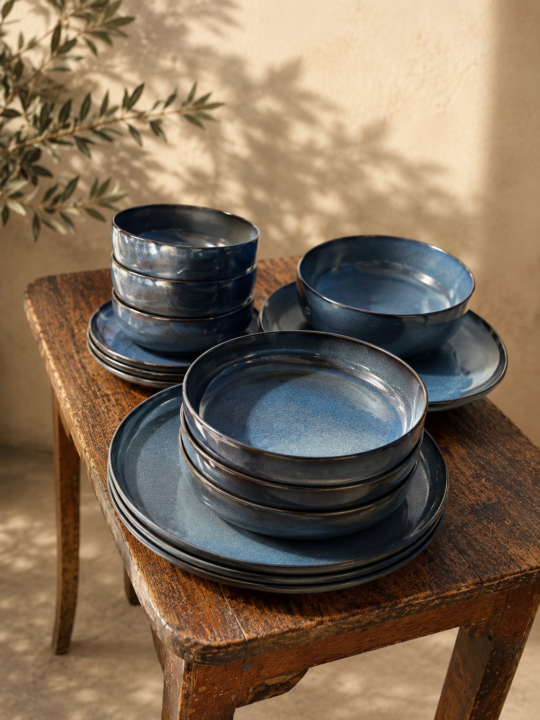 Azzaro Porcelain Dinner Set – 26 Pieces - طقم عشاء بورسلين ٢٦ قطعه من فتحي محمود
