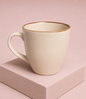 Beige Porcelain Mug