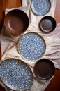 Mix brown Porcelain Dinner Set – 26 Pieces - طقم عشاء بورسلين ٢٦ قطعه من فتحي محمود