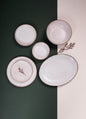 Slate Porcelain Dinner Set – 26 Pieces - طقم عشاء بورسلين ٢٦ قطعه من فتحي محمود