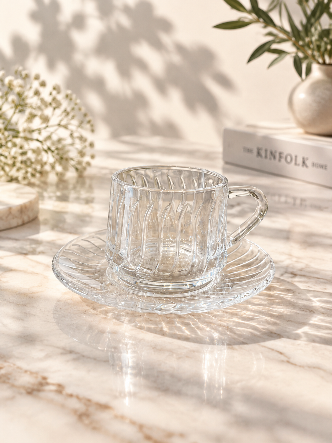 6-piece tea cup set