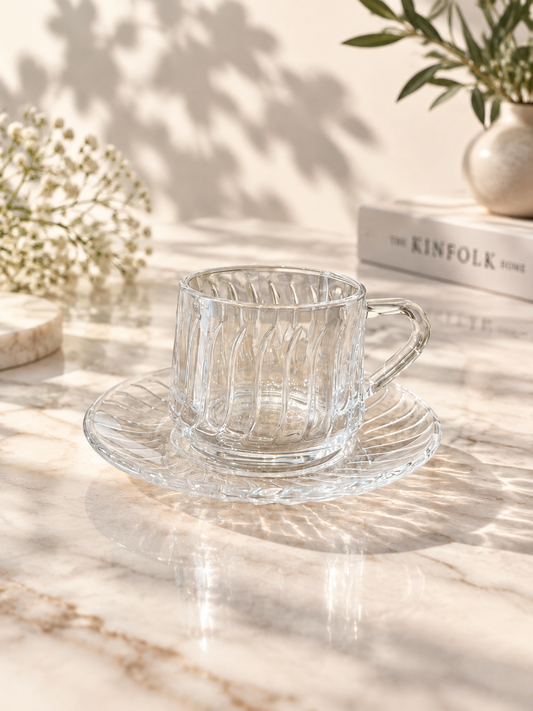 6-piece tea cup set