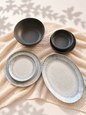 Stoneware Porcelain Dinner Set – 26 Pieces - طقم عشاء بورسلين ٢٦ قطعه من فتحي محمود