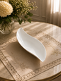 S plate porcelain