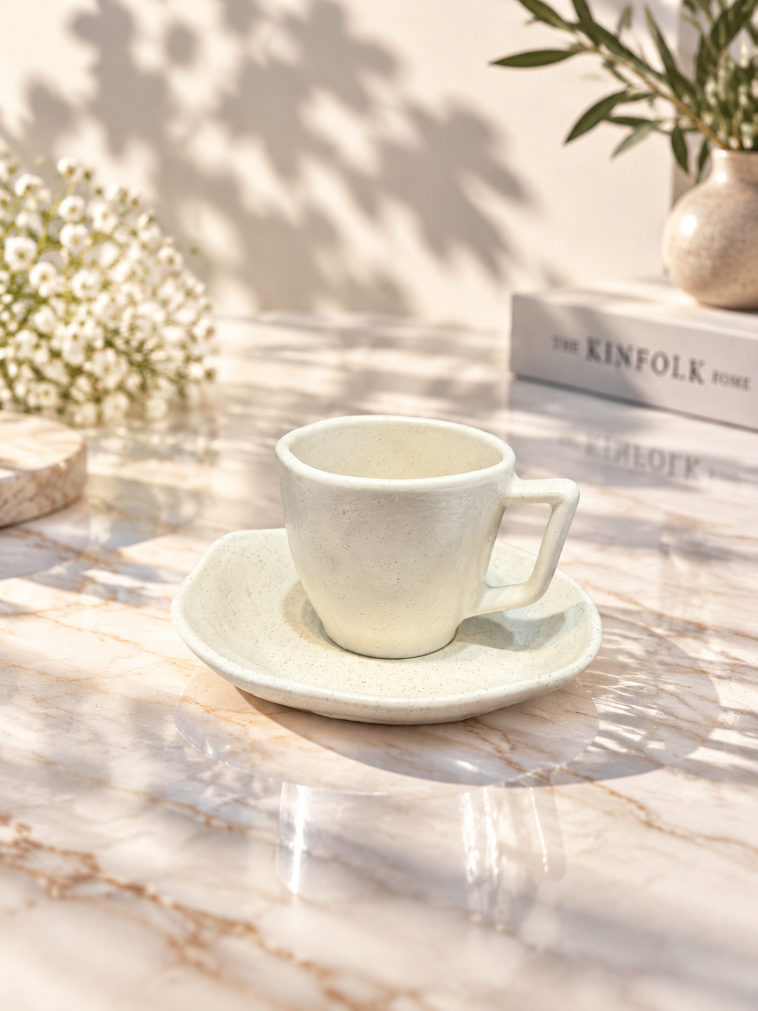 Code 4 beige set coffee cup - 12 piece