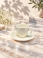 Code 4 beige set coffee cup - 12 piece