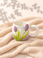 Mug porcelain flower