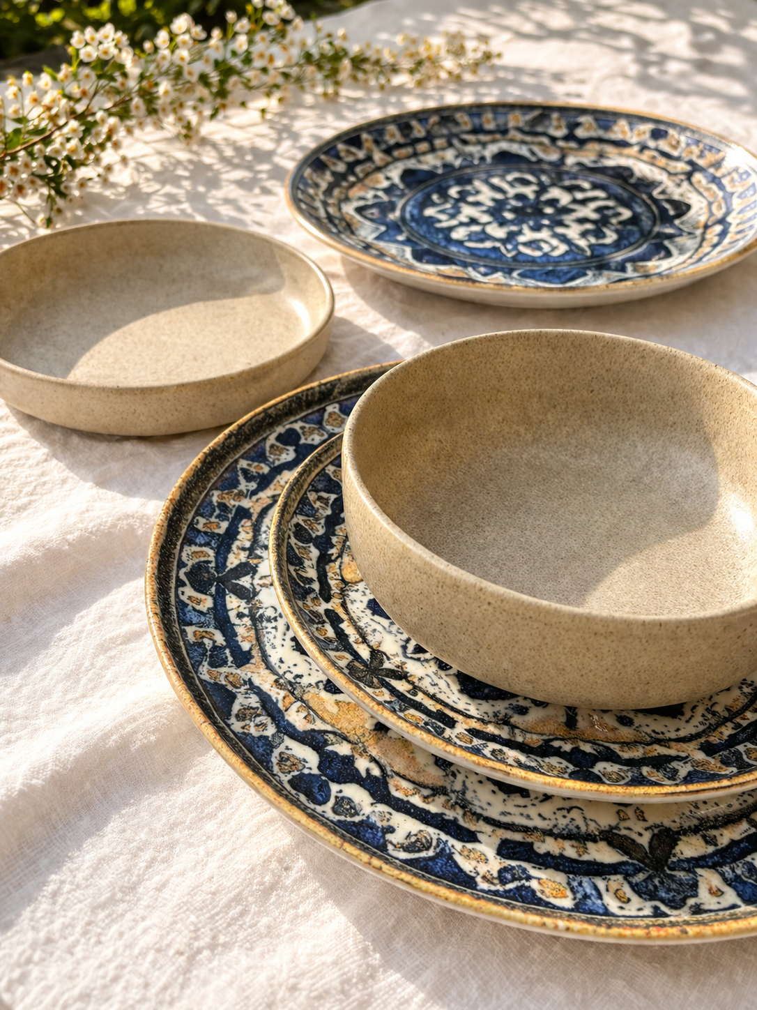 Milano Porcelain Dinner Set – 26 Pieces - طقم عشاء بورسلين ٢٦ قطعه من فتحي محمود