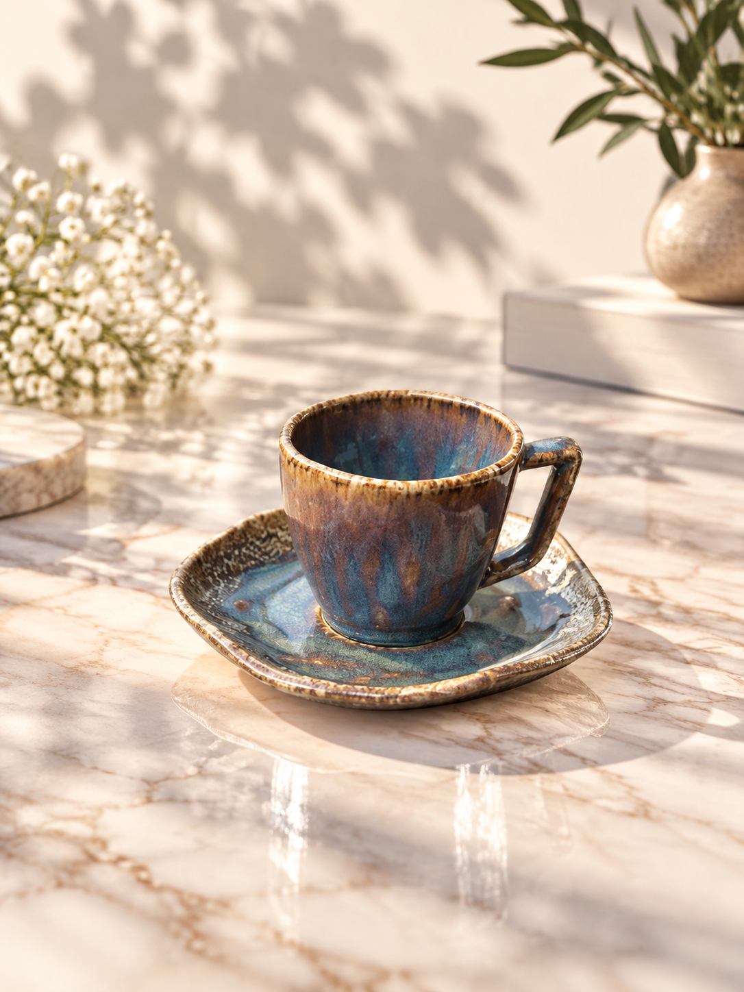 Fancy set coffee cup - 12 piece
