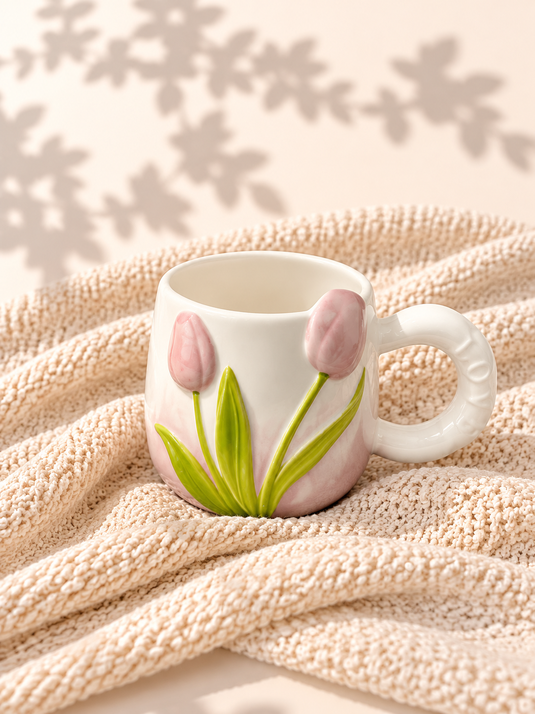 Mug porcelain flower