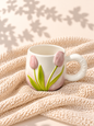 Mug porcelain flower