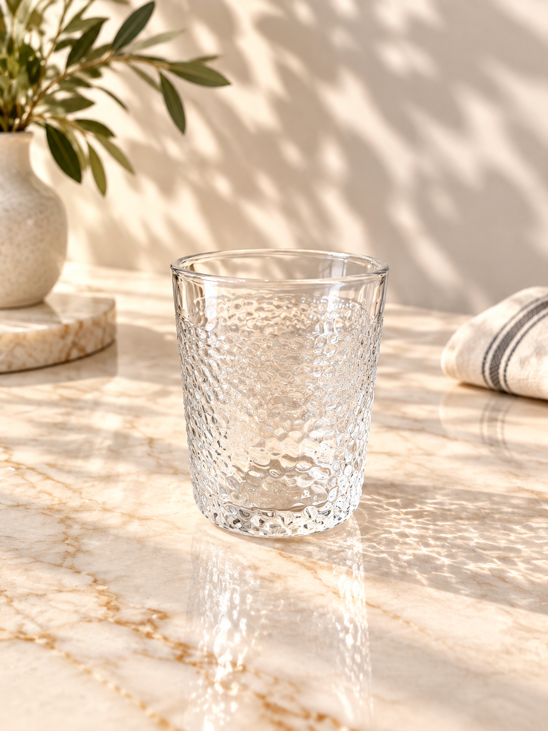 Set of 6 glass cups