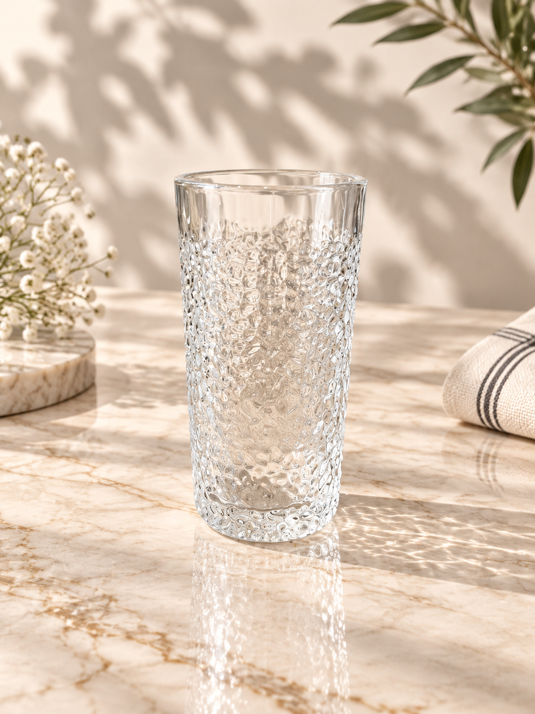 Set of 6 glass cups