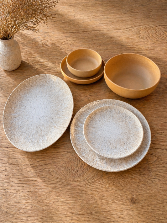 Mix cafe new Porcelain Dinner Set – 26 Pieces - طقم عشاء بورسلين ٢٦ قطعه من فتحي محمود