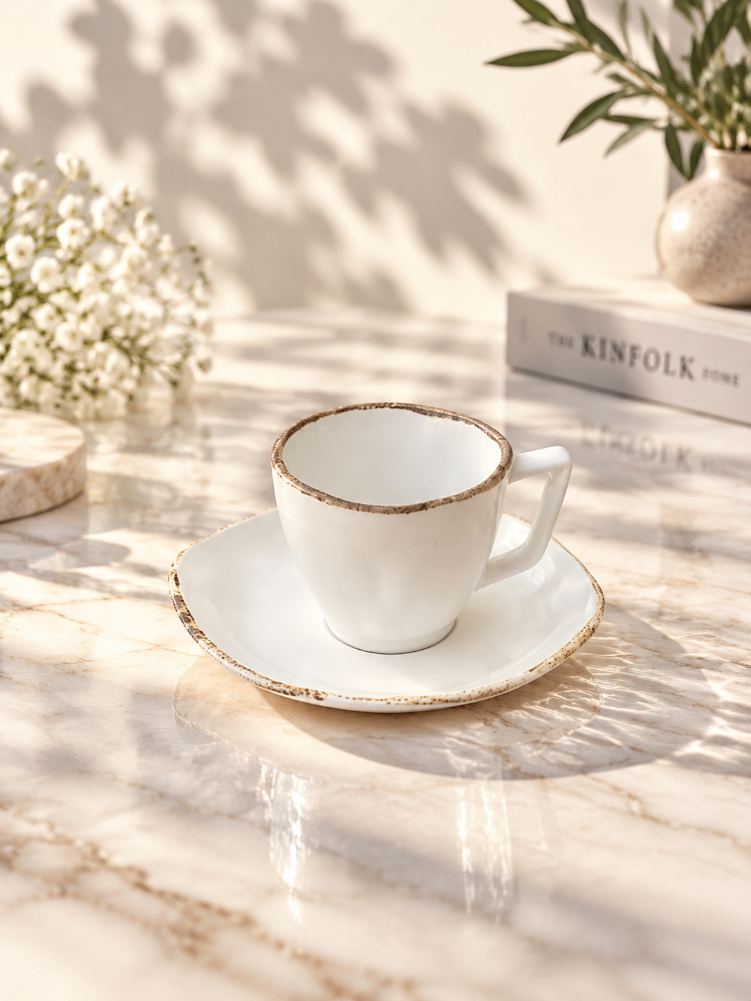 White set coffee cup - 12 piece