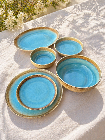 Light Tonga Porcelain Dinner Set – 26 Pieces - طقم عشاء بورسلين ٢٦ قطعه من فتحي محمود