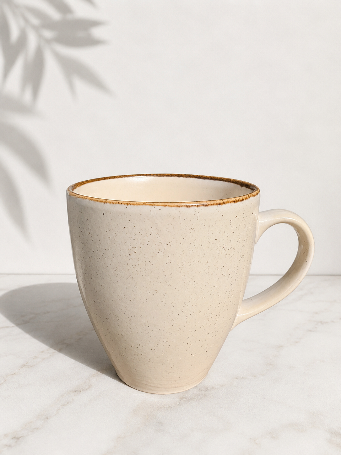 Beige Porcelain Mug